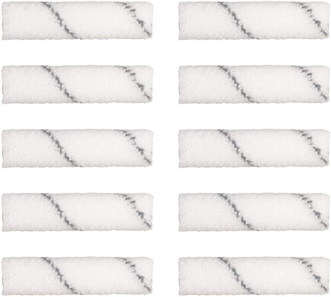 Harris 4" Pack of 10 Medium Pile Roller Sleeves Seriously Good For Walls & Ceilings 102012203