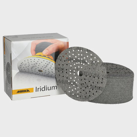 Mirka 246CH05060 150mm Iridium 121 Holes 60 Discs Pack of 50