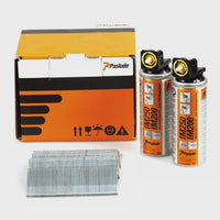 Paslode IM65 PAS921591 16G x 50mm ELGV Straight Electro Galvanised Brad Fuel Pack 2000/Box with 2 Fuel Cells