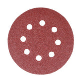 Timco 125mm Random Orbital Sanding Discs 60 Grit Red 231019