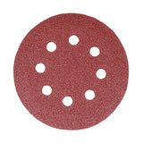 Timco 125mm Random Orbital Sanding Discs 60 Grit Red 231019