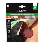 Timco 150mm Random Orbital Sanding Discs 60 Grit Red 231084