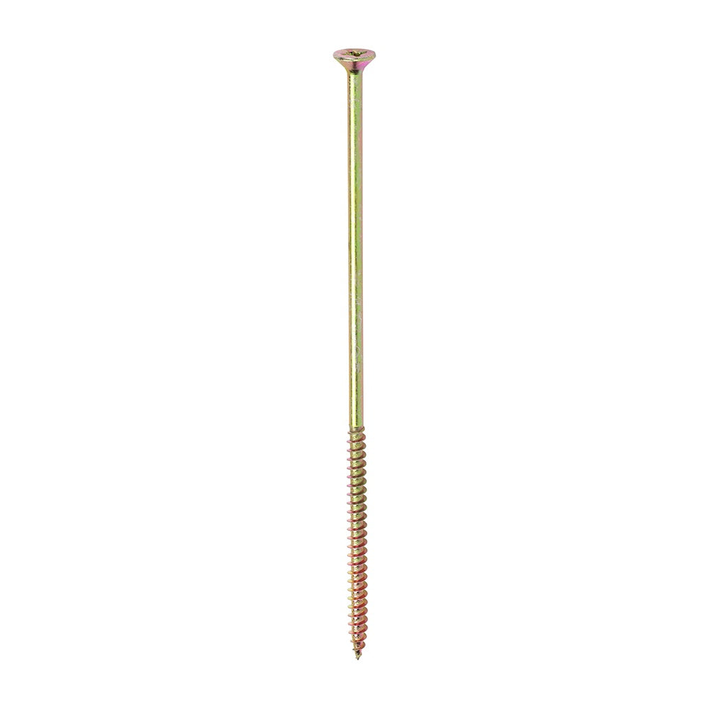 Timco 6.0 x 180mm Solo Chipboard & Woodscrews - PZ - Double Countersunk - Yellow 60180SOLOC