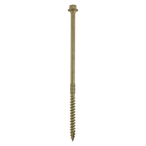 Timco 6.7 x 150mm Timber Frame Construction & Landscaping Screws Hex Exterior Green Organic 150IN