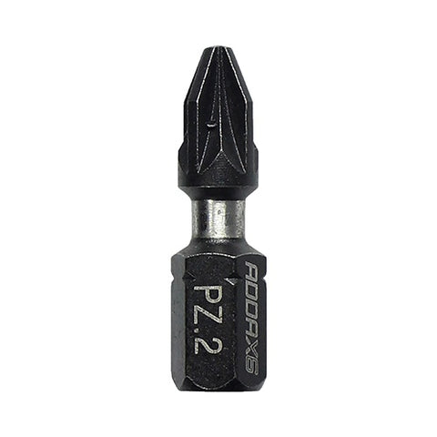Timco No.2 x 25mm Impact Driver Bits PZ Handy Bit Pack 2PZ25X6