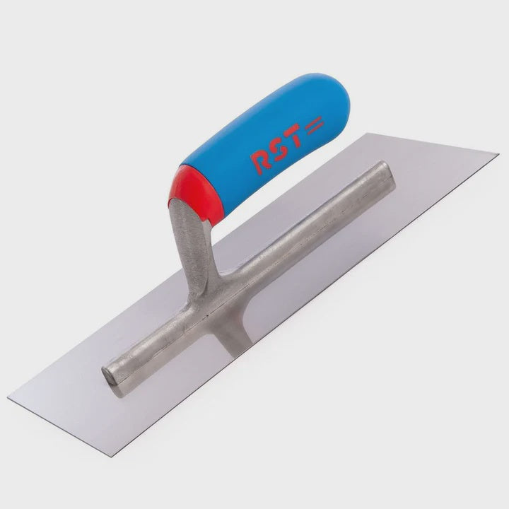 R.S.T. Stainless Steel Finishing Trowel With Soft Touch Handle 16 x 4in RTR16SSD