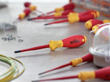 Wiha 36455 Softfinish SlimFix Electric Sl/Pz Screwdriver Set of 6 piece WHA-36455