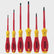 Wiha Slotted Pozi Screwdriver Set 6 Piece WHA-25477