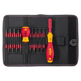 Wiha 41231 SoftFinish Electric SlimVario Screwdriver Set Of 19 Piece WHA-41231