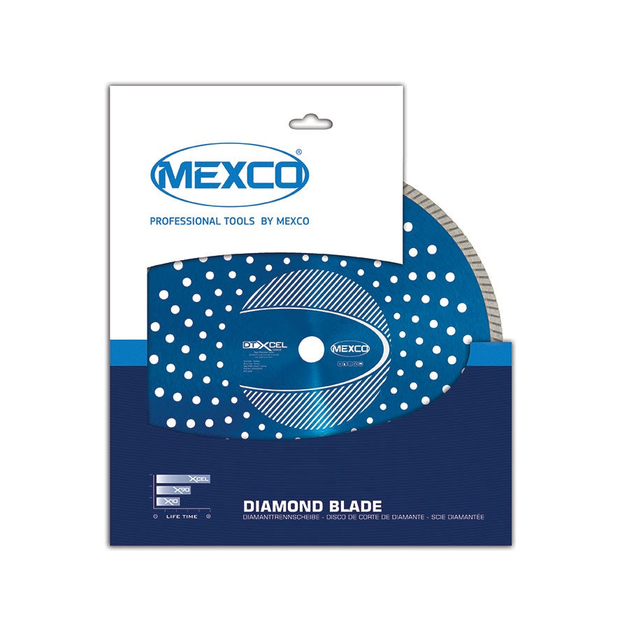 Mexco 125mm Turbo Xcell Grade Diamond Blade Dual Purpose DTXCEL12522