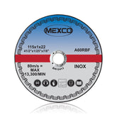 Mexco 115MM Multi Purpose CUT OFF DISC 10PC TIN SET MEX11510MULCD