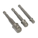 Sealey AK4929 Power Tool Socket Adaptor Set of 3 Piece