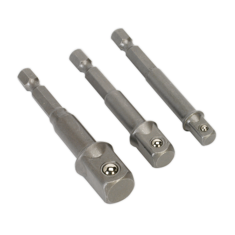 Sealey AK4929 Power Tool Socket Adaptor Set of 3 Piece