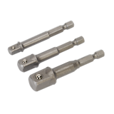 Sealey AK4929 Power Tool Socket Adaptor Set of 3 Piece