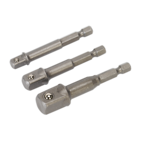 Sealey AK4929 Power Tool Socket Adaptor Set of 3 Piece