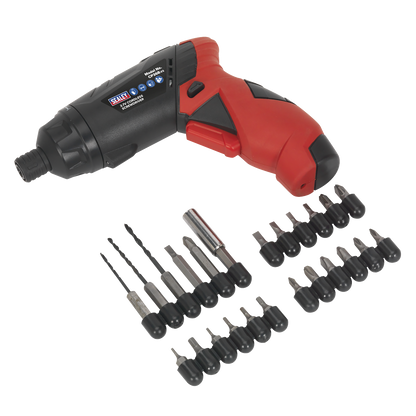 Sealey Cordless Compact lightweight Screwdriver Set 3.6V 26pc CP36B