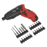 Sealey Cordless Compact lightweight Screwdriver Set 3.6V 26pc CP36B