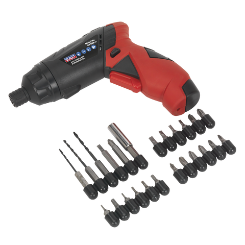 Sealey Cordless Compact lightweight Screwdriver Set 3.6V 26pc CP36B