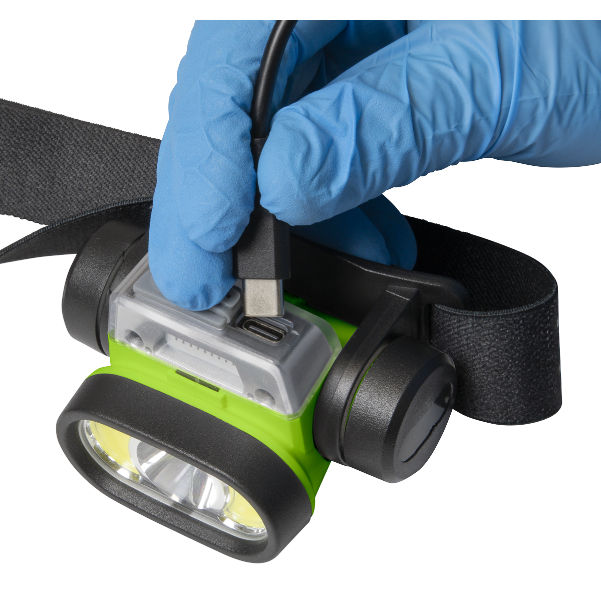 Sealey HT400LED Rechargeable Head Torch with Auto-Sensor 5W & 3W COB LED