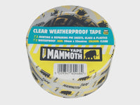 Everbuild 488634 Mammoth Clear Waterproof Tape 50mm x 10m EVB2CLEAR10
