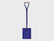 Faithfull All-Steel Shovel Square No.2 MYD Treaded FAIASS2MYDT