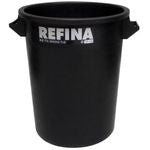 Refina 75 Litre X-2 Black Heavy Duty Plaster Mixing Bucket Tub 321042