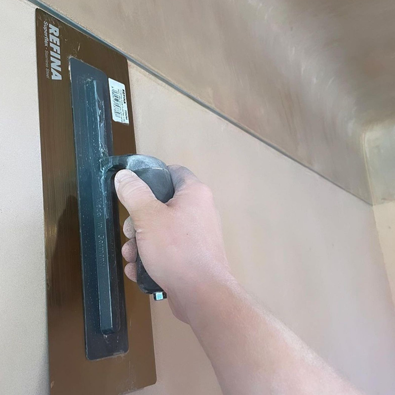 Refina 16" Rose Gold SuperFlex 3 Finishing Trowel 0.5mm REF-228296