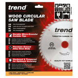 Trend Wood Circular Craft Combination Saw Blade 210mm x 30mm x 48T CSB/21048