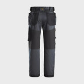 Snickers AllroundWork Full Stretch Trousers with Holster Pockets Black - 32" Leg 33" Waist 62710404048