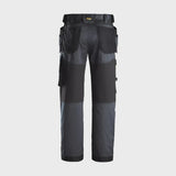 Snickers AllroundWork Stretch Loose Fit Trousers with Holster Pockets Steel Grey - 32" Leg 33" Waist 62515804048