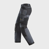 Snickers AllroundWork Stretch Trousers with Holster Pockets Black - 32" Leg 35" Waist 62410404050