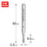 Trend Two Flute Straight Cutter 3.2mm Dia. x 9.5mm Cut C001X1/4TC