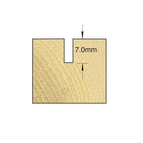 Trend 3mm Cut x 7mm Depth Weatherseal Groover C213AX1/4TC