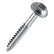 Trend Pocket Hole Screws - 30mm long x No7 gauge fine thread screws Pack of 500 PH/7X30/500