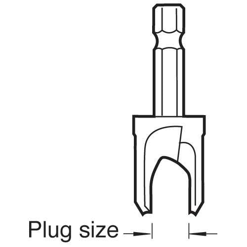 Trend 1/2" Snappy 1/2 inch diameter plug cutter SNAP/PC/12