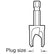 Trend 1/2" Snappy 1/2 inch diameter plug cutter SNAP/PC/12