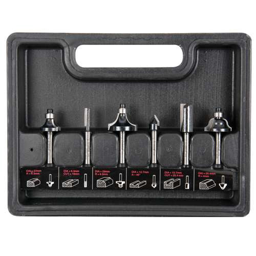 Trend 6pc starter cutter set 1/4 SET/SS11X1/4TC