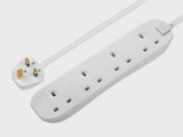 Masterplug Trailing Extension Lead 4 Gang 13A 2m BFG2N-MP MSTBFG210