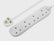 Masterplug Trailing Extension Lead 4 Gang 13A 2m BFG2N-MP MSTBFG210