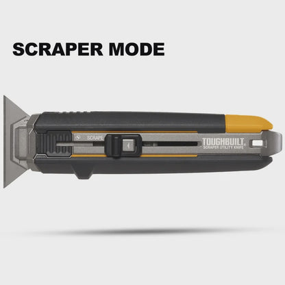 Toughbuilt Scraper Utility Knife with 5 Piece Blade TB-H4S5-01