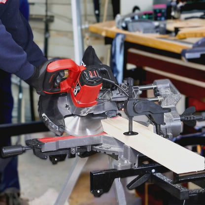 Excel 8.5" 216mm Mitre Saw Large Base 1500W/240V with Laser & Leg Stand