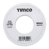 Timco PTFE Thread Seal Tape 12m x 12mm