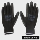 Excel Durable Grip Working Gloves Black Size L Pack of 48