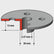 Makita 164471-6 Router Template Guide Bush 30mm