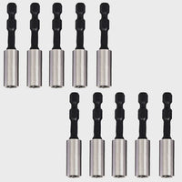 Excel 60mm Impact Rated Magnetic Bit Holder Pack of 10