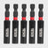 Excel 60mm Magnetic Impact Bit Holder with Blister Card Pack of 5