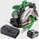 Hikoki C18DSL 18V 165mm Cordless Circular Saw with 1 x 2.5Ah/5.0Ah Battery & Charger