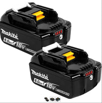 Makita BL1860B 18V LXT Li-ion 6.0Ah Genuine Battery 197422-4 Twin Pack