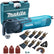 Makita TM3010CK 240V Oscillating Multi-Tool Quick Change Blade With 39 Piece Accessories Set
