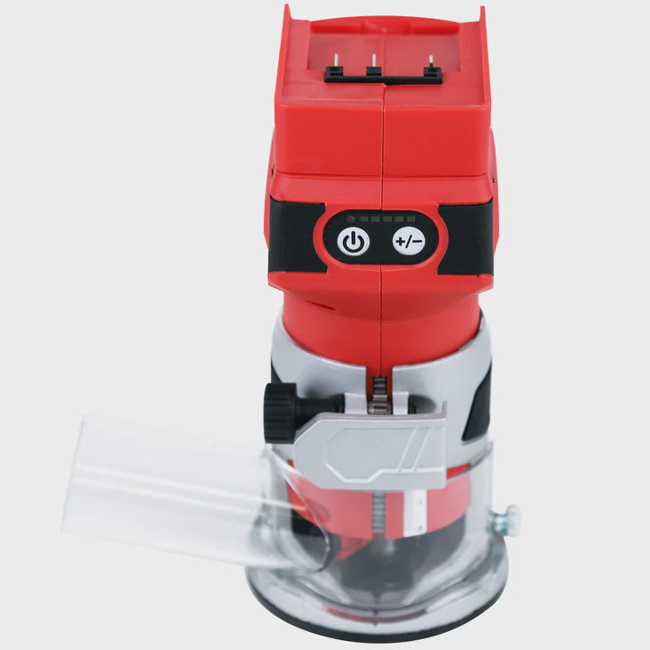 Excel 18V 1/4" Router Trimmer with 2 x 2.0Ah Battery & Smart Charger